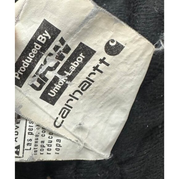 VTG Carhartt Jacket Large Sun Faded Brown Quilt Lined Union USA Made J140 BRN - Picture 6 of 10